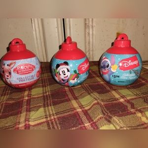 NWT Disney Holiday Ornament Mystery Figure Set of 3